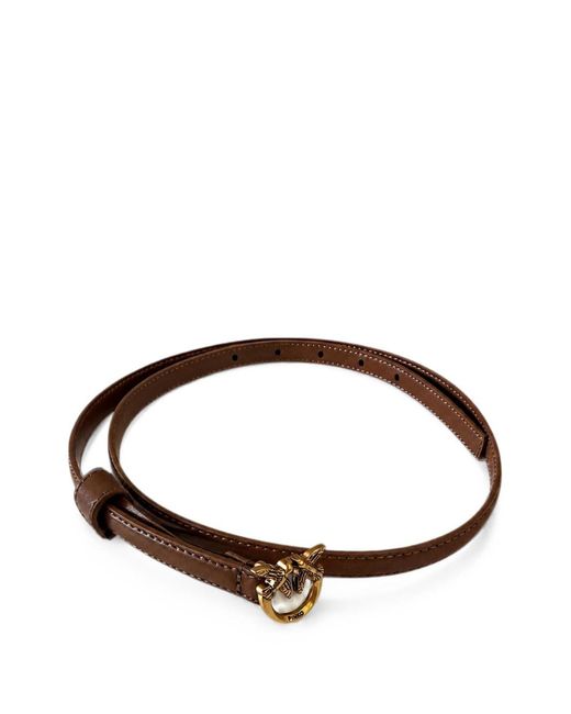 Pinko Black Leather Belt