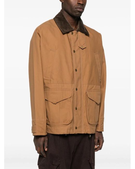 Junya Watanabe Brown Cotton Jacket for men