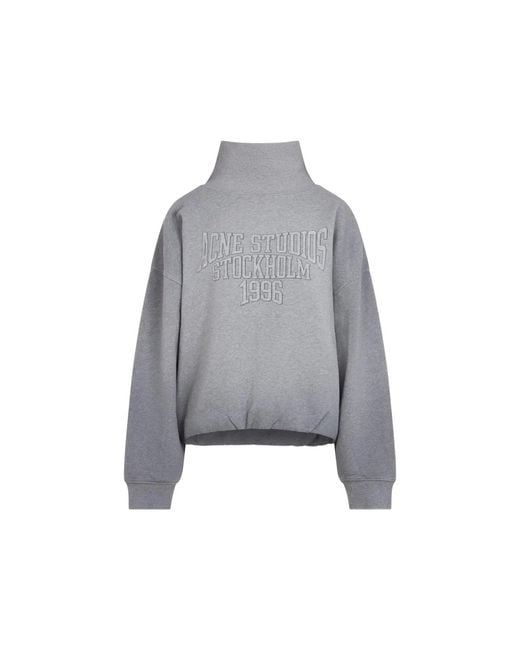 Acne Gray Melange Sweatshirt
