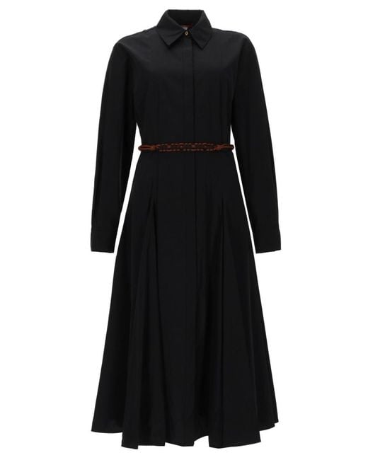Max Mara Black Abito Chemisier