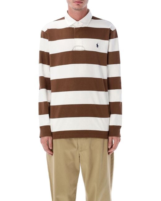 Polo Ralph Lauren Multicolor Iconic Cotton Striped Rugby Shirt for men