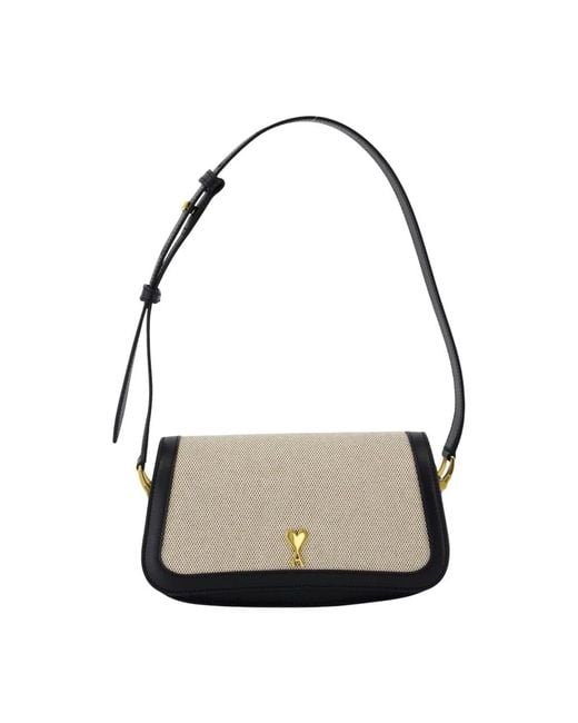 AMI Black Ami De Coeur Shoulder Bag