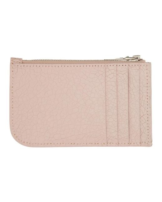 McQueen Natural Card Holder With Logo