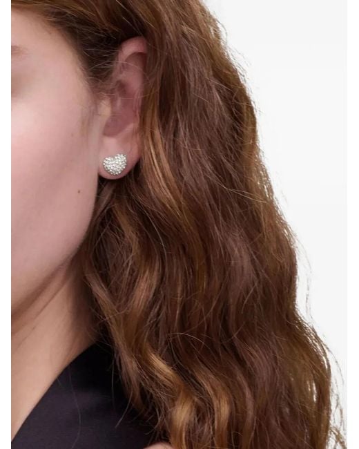 Marc Jacobs White Crystal Brass Jewelry