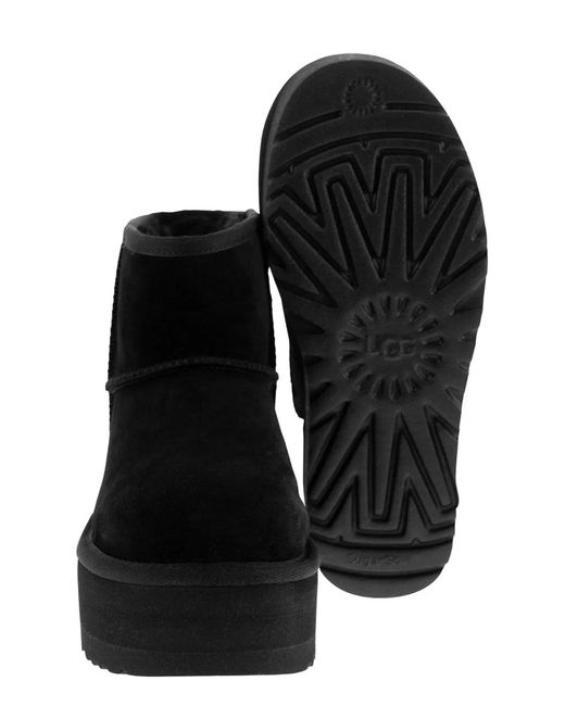 Ugg Black Classic Mini Platform