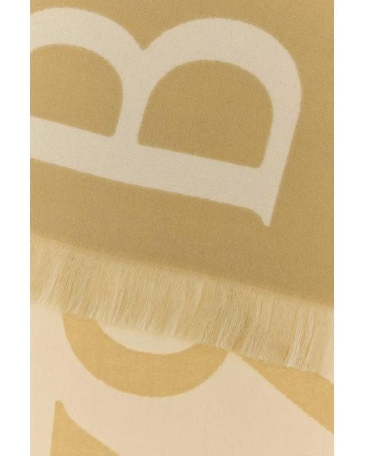 Burberry Natural Wool Scarf