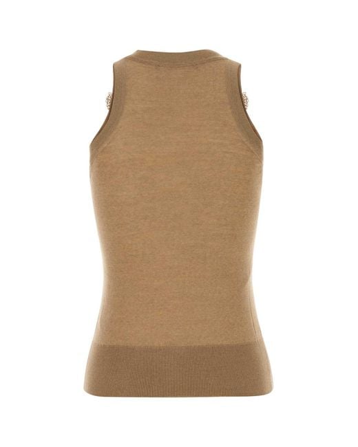 Ermanno Scervino Natural Top Con Pizzo