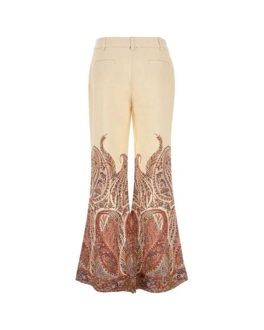 Zimmermann Natural Linen Rhiannon Pant