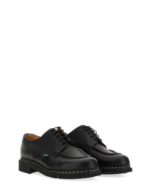 Paraboot Black Stringata Chambord for men