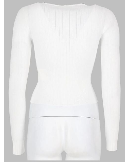 Alexander Wang White Sweaters, Made