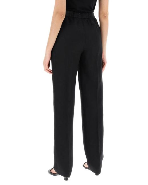 Loulou de Saison Black Takaroa Elastic Pants