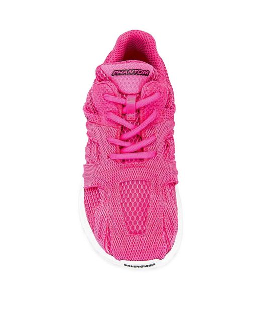 Balenciaga Pink Phantom Logo Sneakers