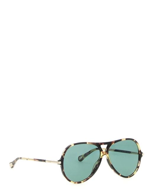 Chloé Green Chloé '59' Sunglasses