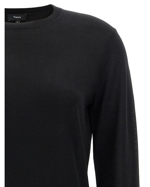 Theory Black Basic Sweater