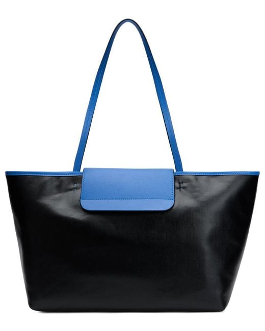 Versace Black Tote Bag With Writing