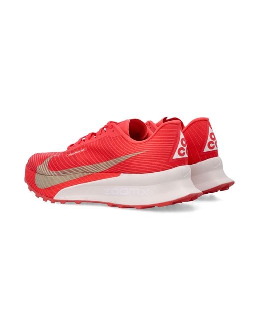 Nike Red Acg Ultrafly Trail Shoes for men