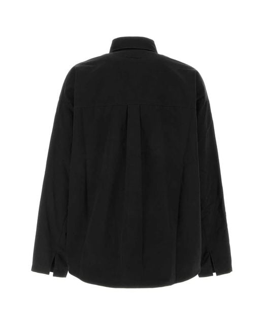 Fear Of God Black Slate Cotton Oversize Shirt for men