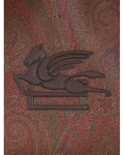 Etro Brown Pegaso Shoulder Bag