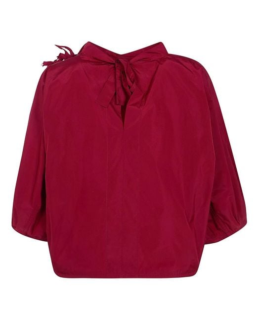 Liviana Conti Red "Candice" Blouse