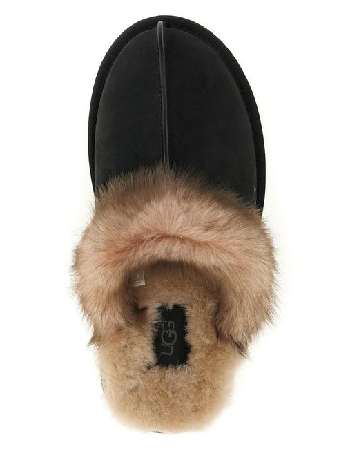 Ugg Black 'Scuffette' Sabots