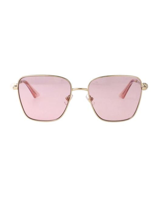 Jimmy Choo Pink Pale Metal Sunglasses