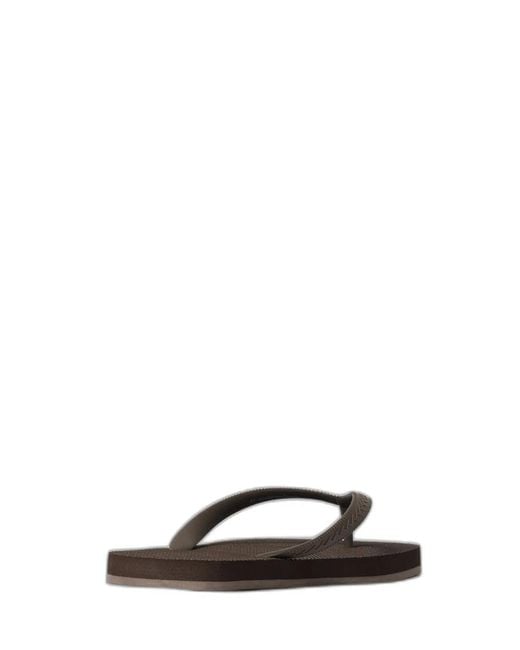 DSquared² Multicolor Logo Flip Flops for men