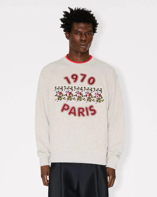 KENZO White Sweat for men