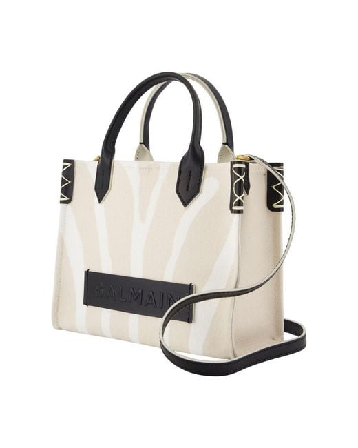 Balmain Black B-Army Small Shopper Bag