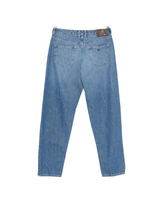 Emporio Armani Blue Denim Cotton Jeans
