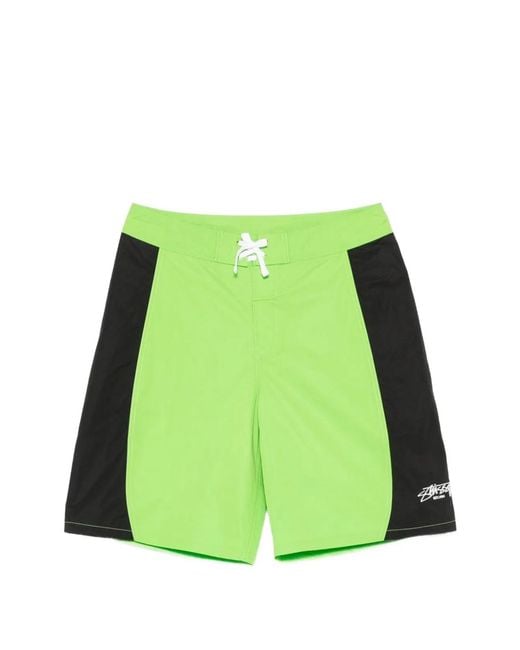 Stussy Green Stussy Colourblock Design for men