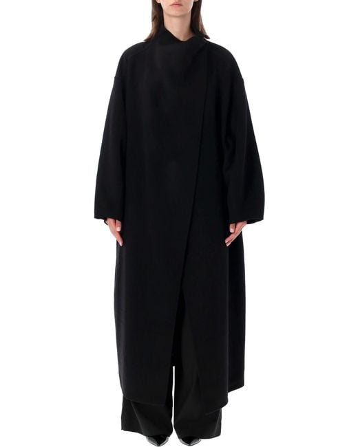 Frankie Shop Black Leroy Wool Coat
