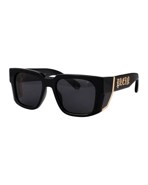 Philipp Plein Black Acetate Sunglasses
