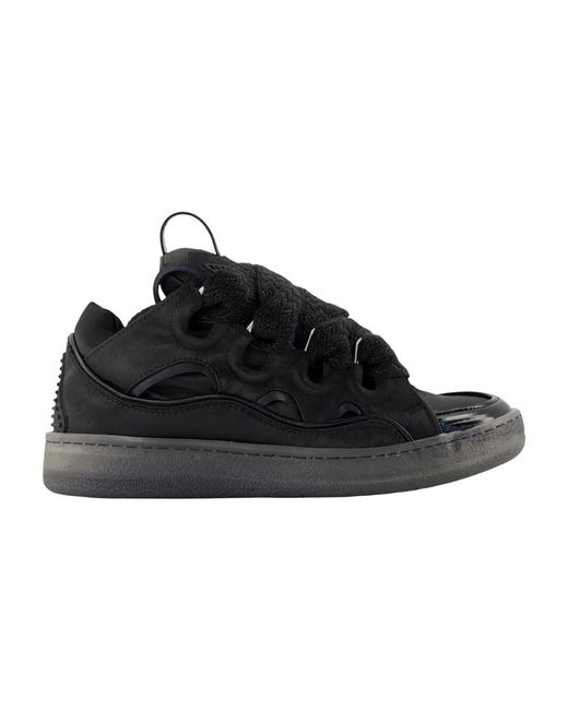 Lanvin Black Curb Sneakers