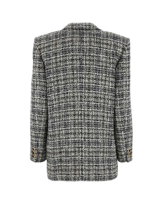 Alessandra Rich Black Jackets And Vests
