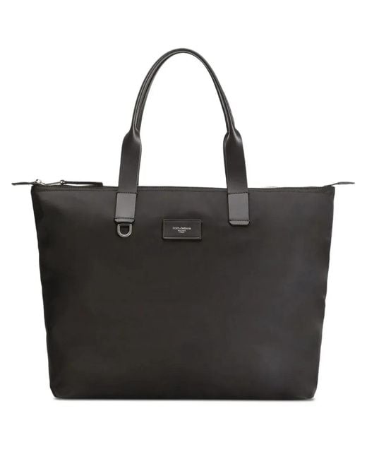 Dolce & Gabbana Black Dolce & Gabbana Small Adamo Bag for men