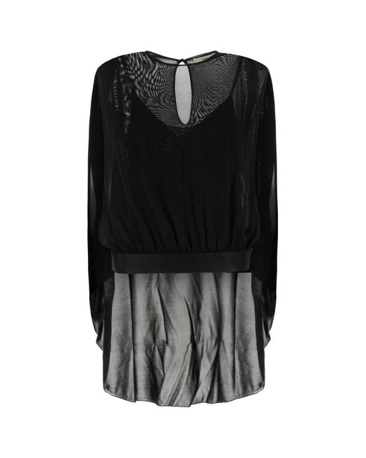 Fendi Black Silk Blend Top