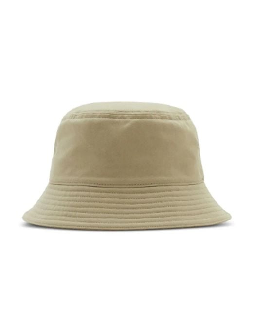 Burberry Natural Cotton Bucket Hat