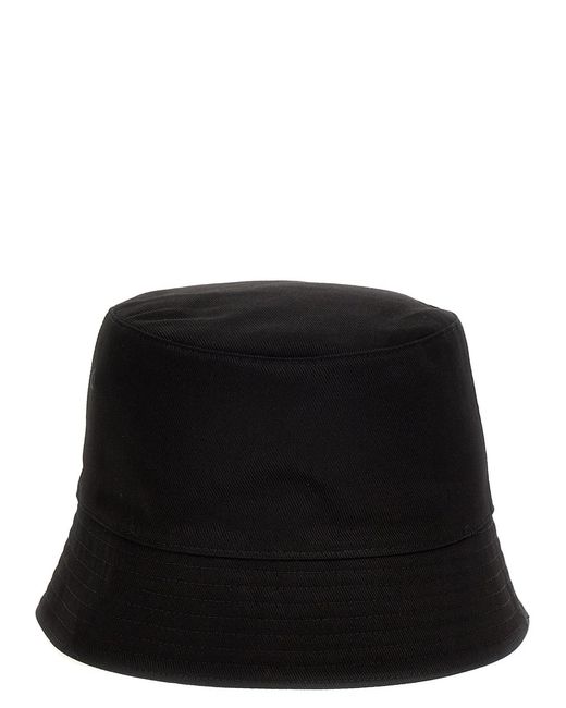 McQueen Black Logo Bucket Hat for men