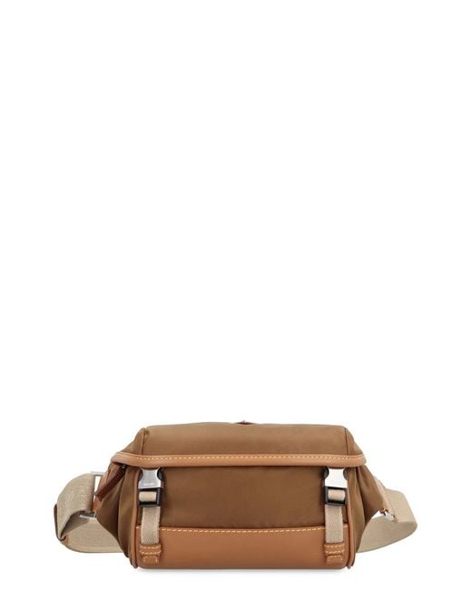 Prada Brown Re-Nylon Messenger Bag for men