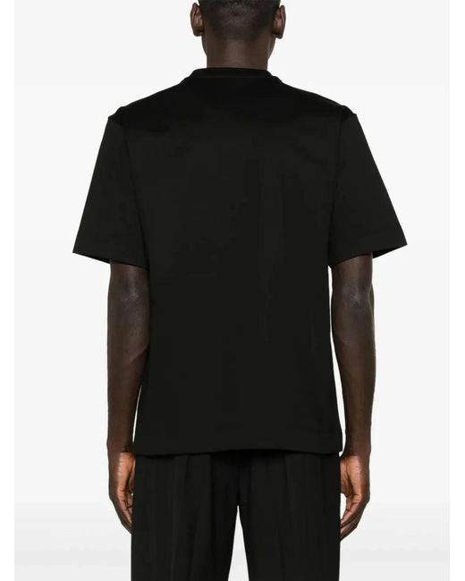 Fendi Black Cotton T-Shirt for men