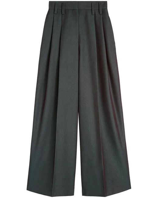 Jil Sander Gray Pantalon Pierna Ancha