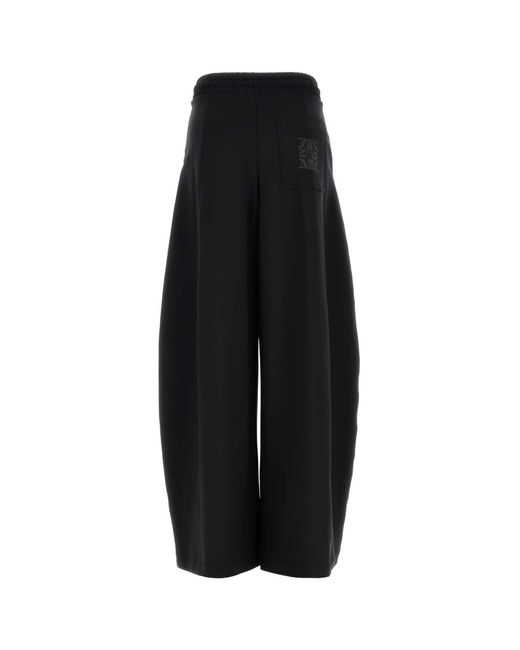 Max Mara Black Olmo Barrel Leg Trousers