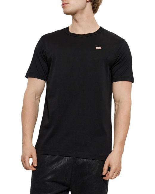 DIESEL Black T-Miegor-K77 T-Shirt for men