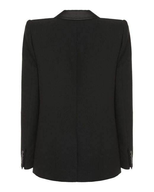 Khaite Black Helio Single-Breasted One Button Jacket