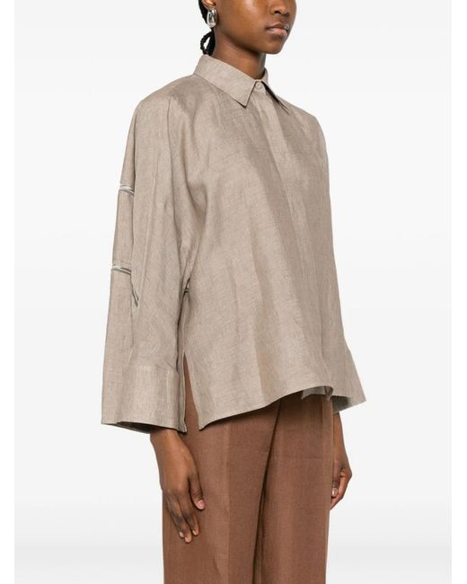 Fabiana Filippi Natural Linen Shirt