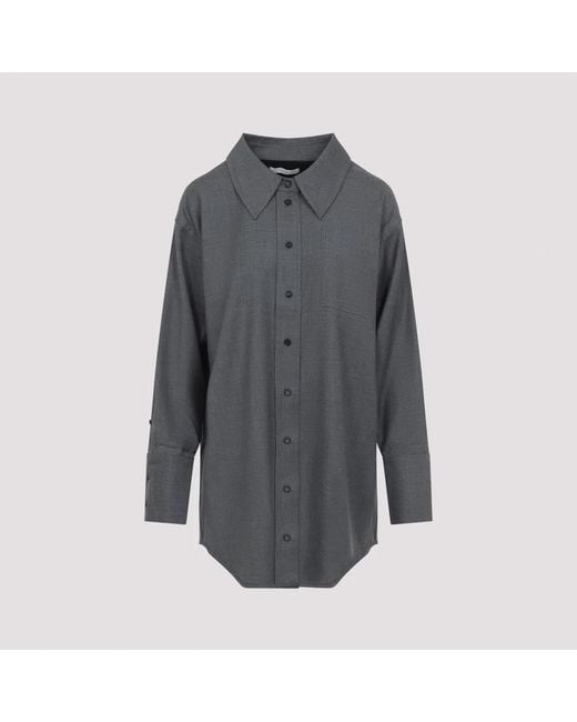 Co. Gray Wool Overshirt