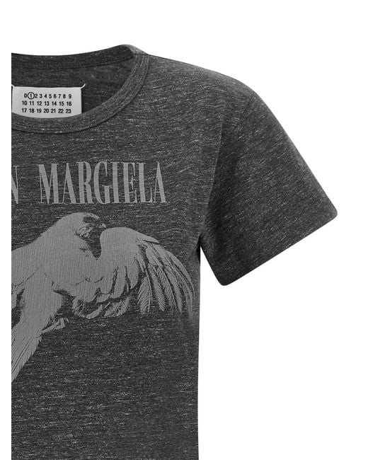 Maison Margiela Black Graphic Print T-Shirt