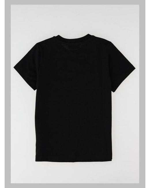 Moschino Black Girls T-Shirt With Short Sleeves