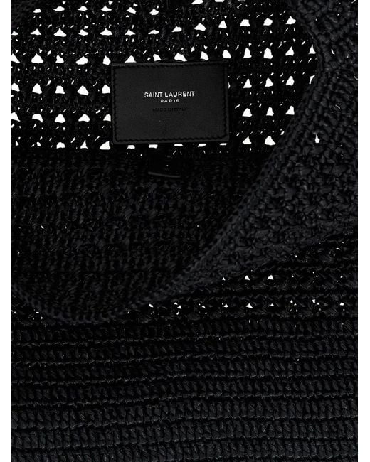 Saint Laurent Black 'Le 5 À 7' Midi Shopping Bag
