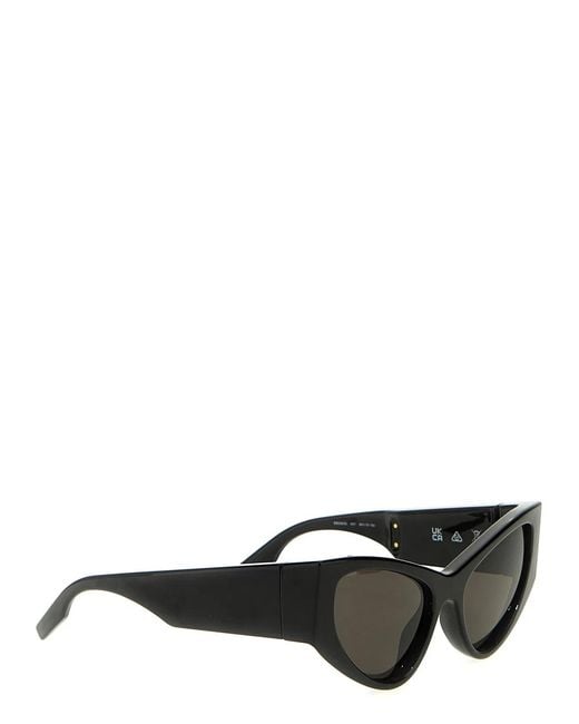 Balenciaga Black 'Led Frame' Sunglasses